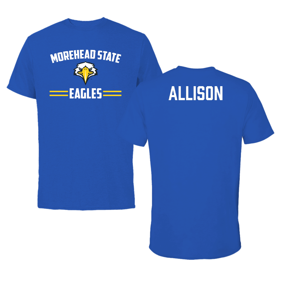 Morehead State University Cheer Blue General Performance Tee - Makenzie Allison