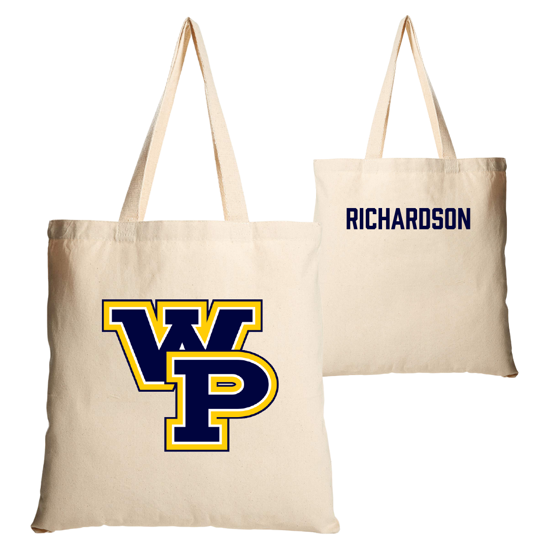 William Penn University Bowling (W) Tan Canvas Tote Bag - Addison Richardson