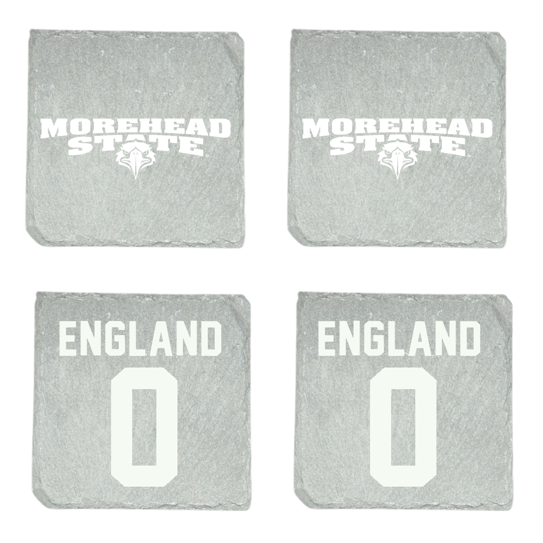 Morehead State University Football Stone Coaster (4 Pack)  - #0 Bronson England