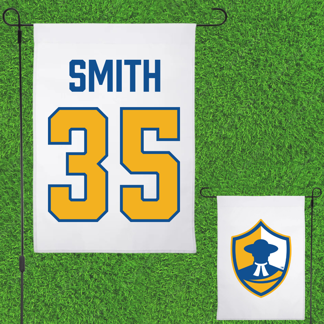 Snead State Community College Baseball White Garden Flag - #35 Garrett Smith