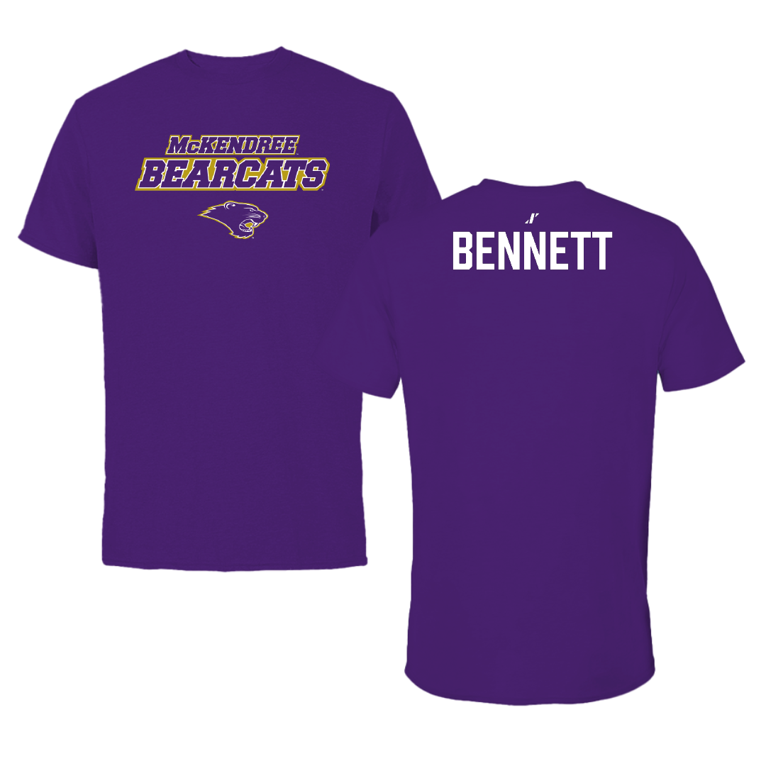 McKendree University Bowling Purple General Performance Tee - Kolby Bennett