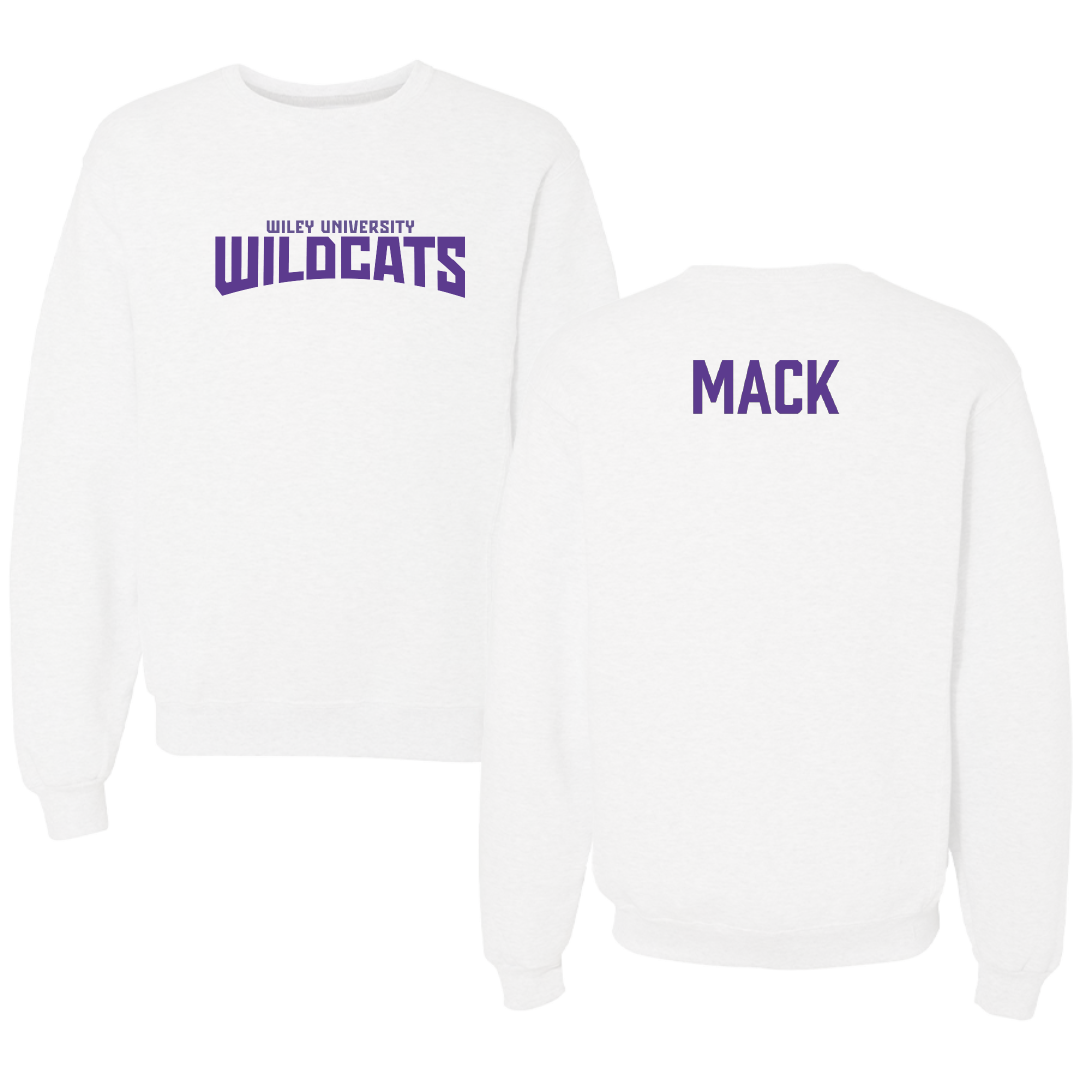 Wiley University Golf White Classic Crewneck - Titus Mack