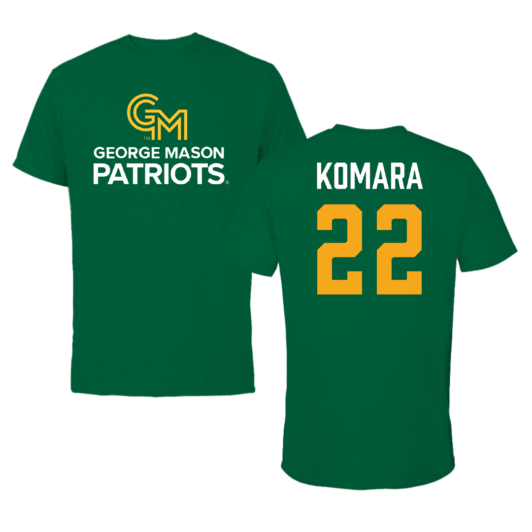 George Mason University Basketball Green Patriots Tee - #22 Hawa Komara
