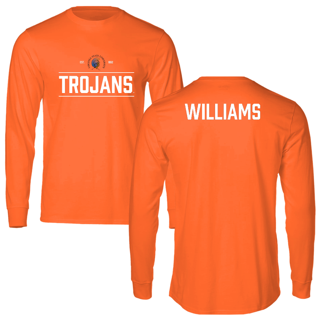 Virginia State University Cheer Orange General Long Sleeve - Deazhia Williams