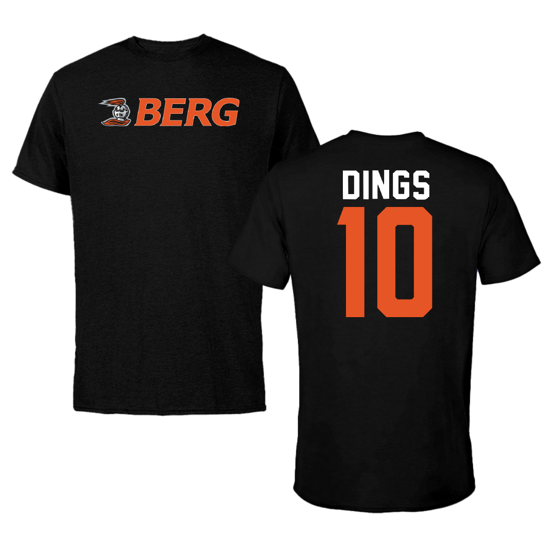 Heidelberg University Football Black Tee - #10 Cam Dings