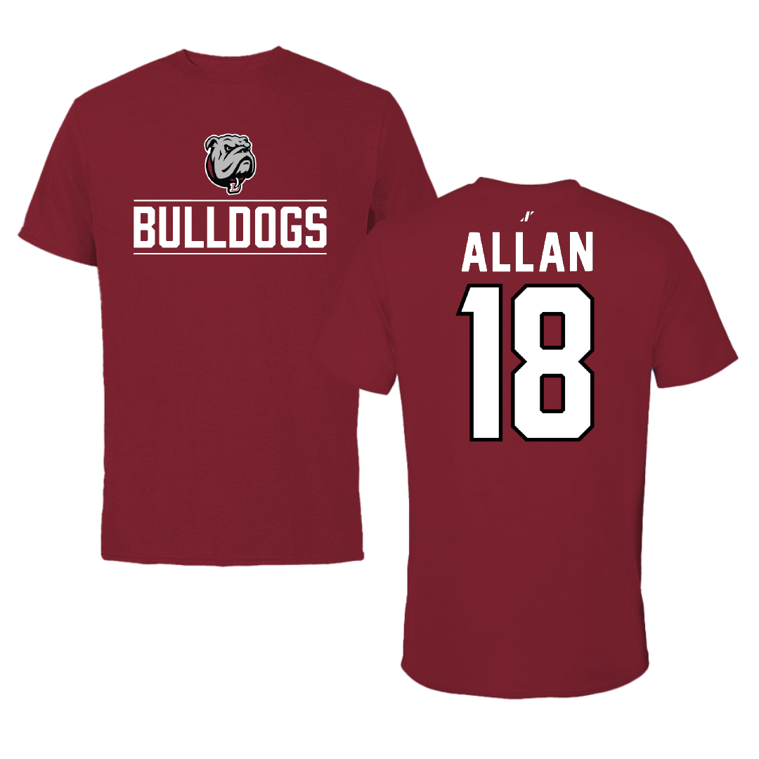Dean College Volleyball Cardinal General Tee - #18 Noah Allan