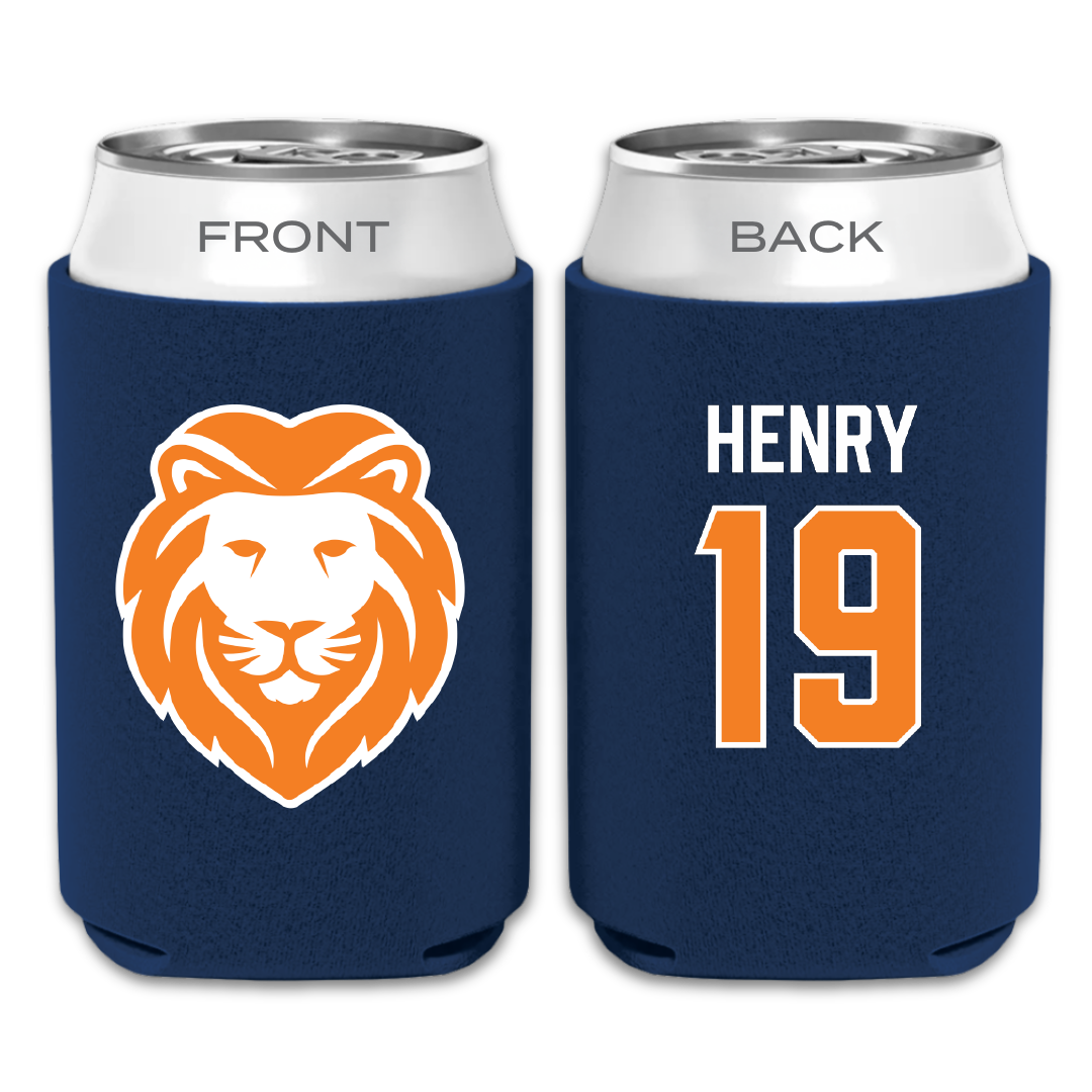 Wallace State Community College Soccer (M) Navy Can Cooler - #19 Ashton Henry