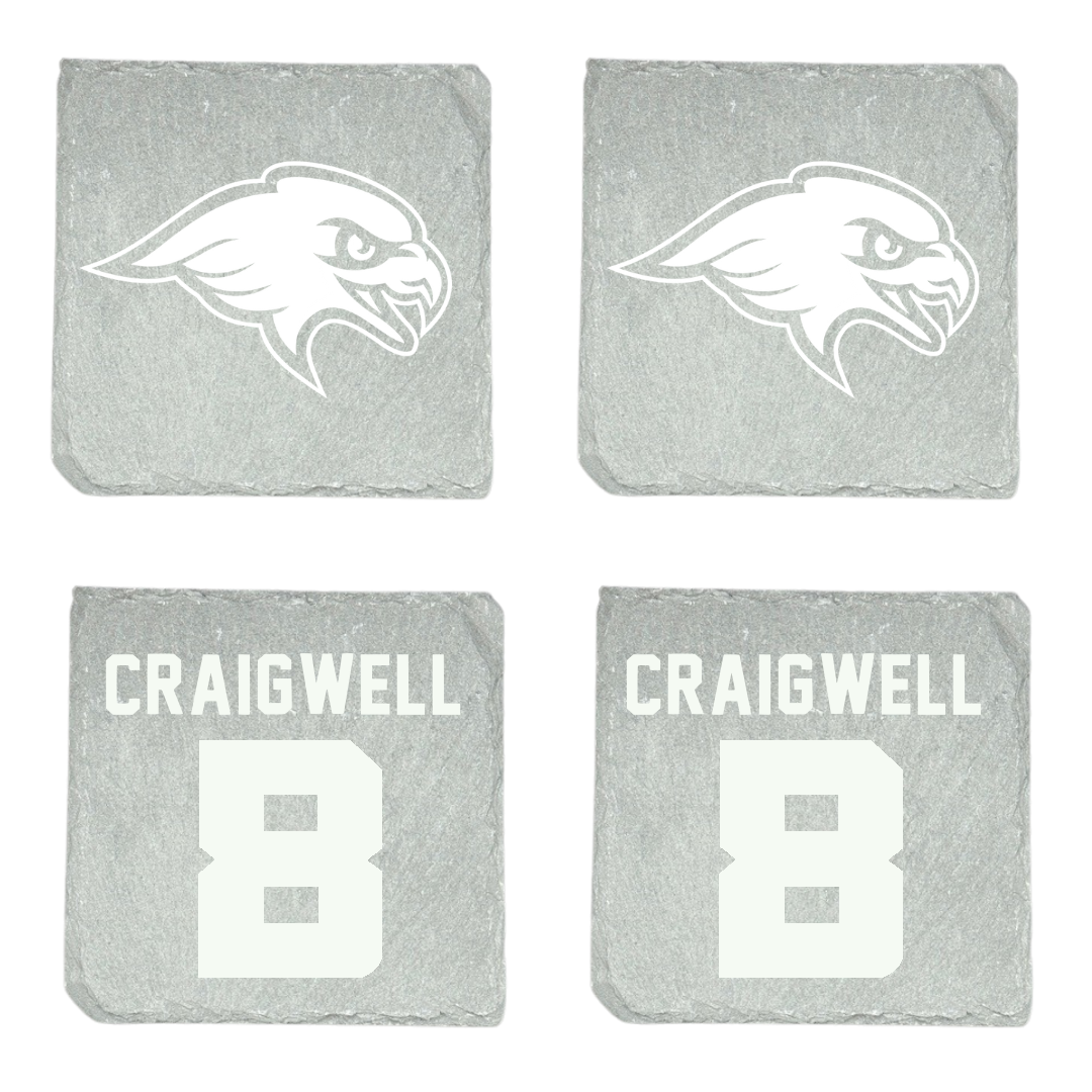 Montclair State University Basketball (W) Stone Coaster (4 Pack)  - #8 Alyssa Craigwell
