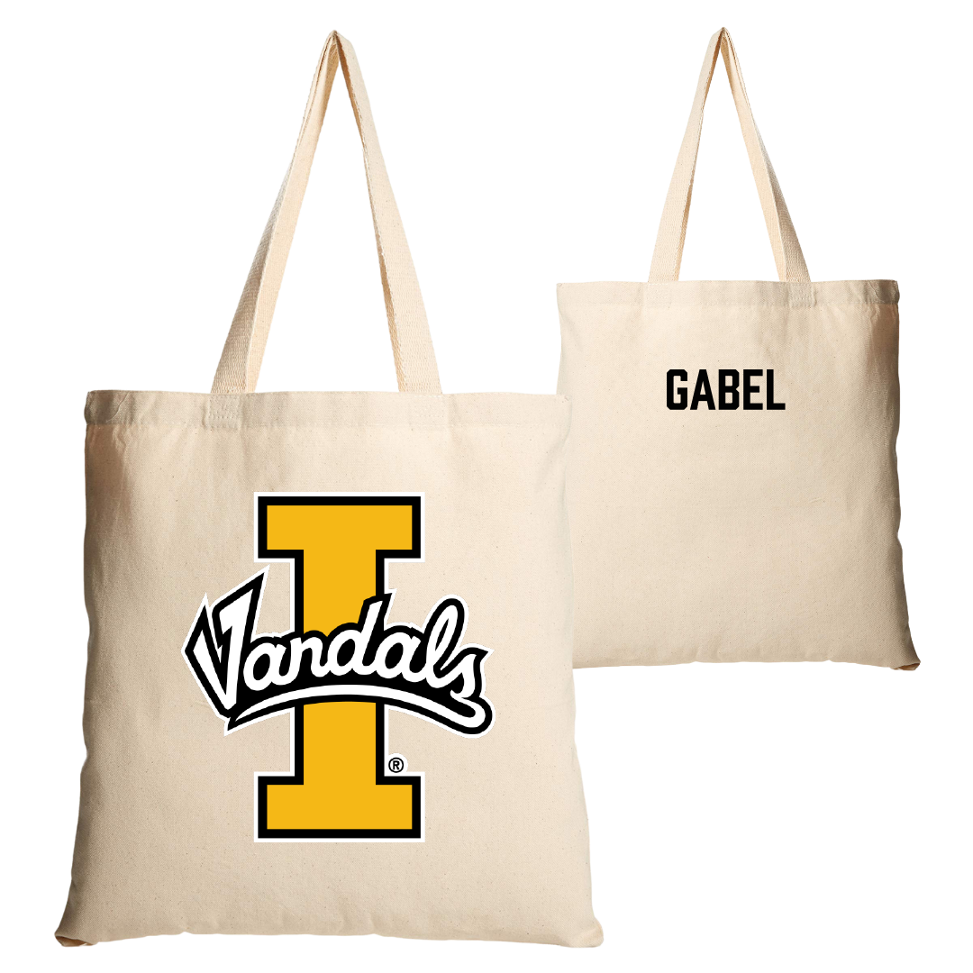 University of Idaho Swimming & Diving Tan Canvas Tote Bag - Cadence Gabel