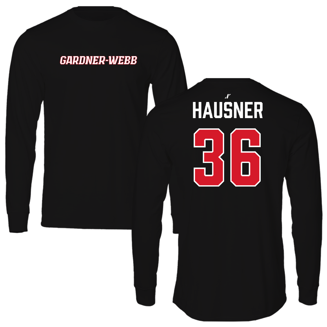 Gardner-Webb University Baseball Black Long Sleeve - #36 Anthony Hausner