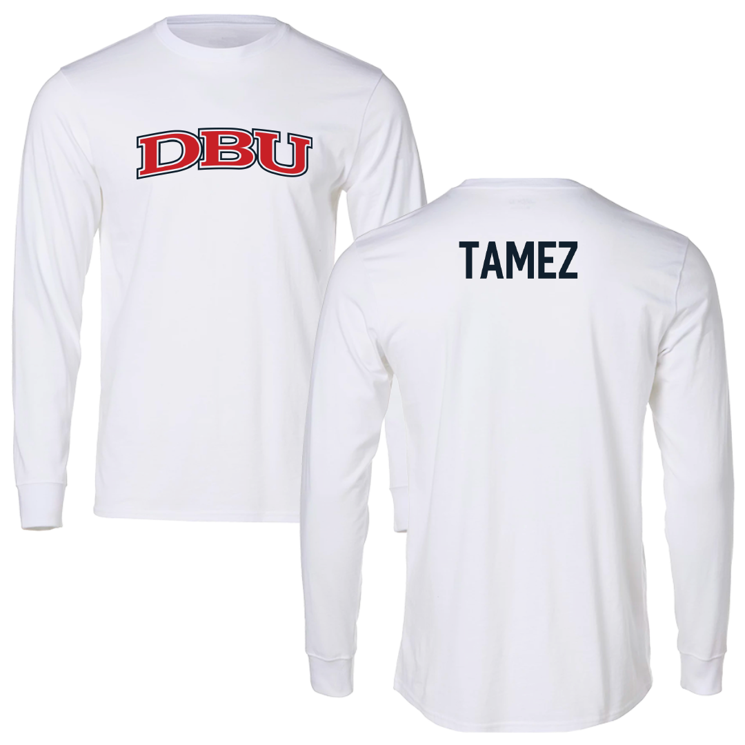 Dallas Baptist University Cheer White Long Sleeve - Ava Tamez