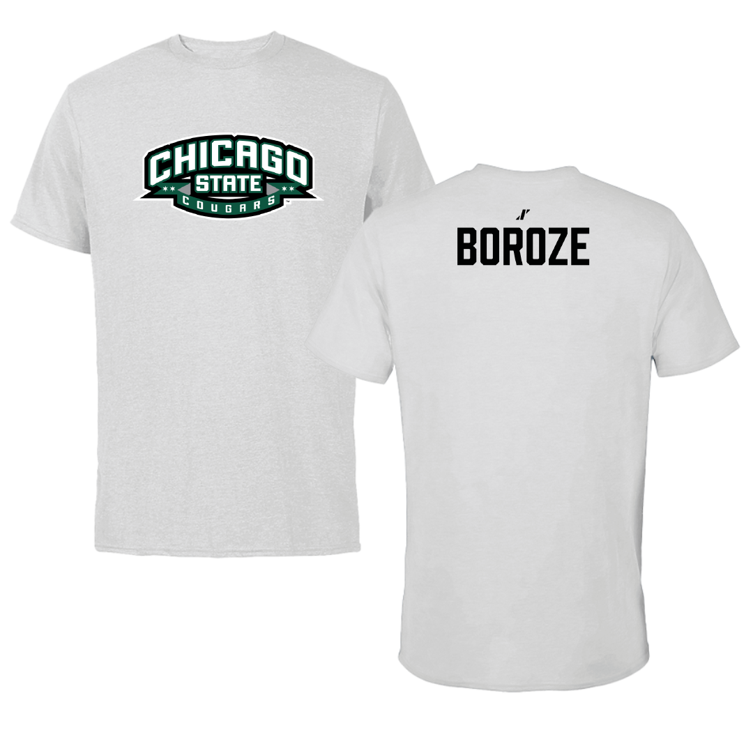 Chicago State University TF and XC Light Gray Tee - Bryanna Boroze