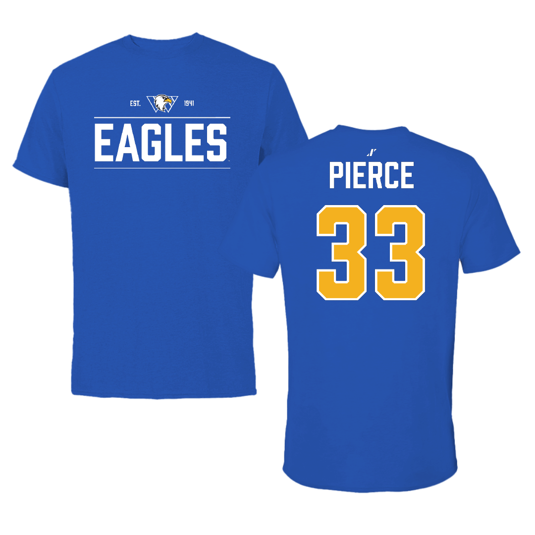 Williams Baptist University Softball Blue General Tee - #33 Ali Pierce