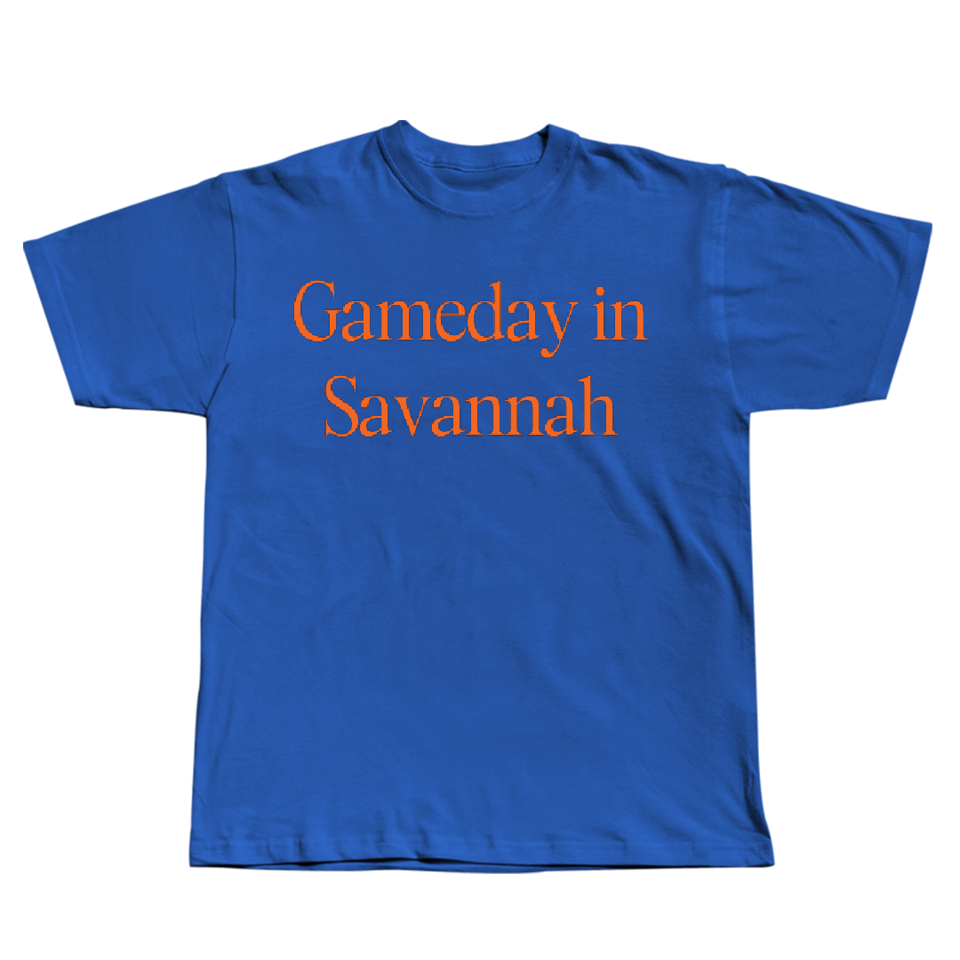 Savannah State University Cheer Blue Gameday Tee - Johnson Jailin