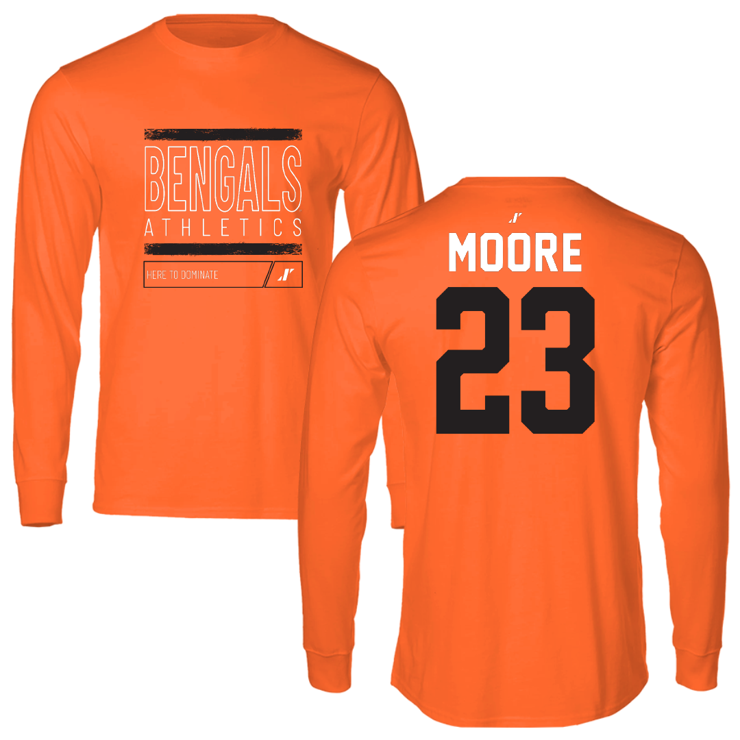 Idaho State University Softball Orange Dominate Long Sleeve - #23 Jaden Moore