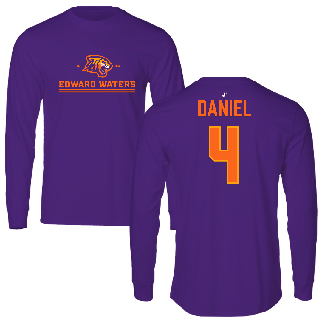 Edward Waters University Basketball Purple General Performance Long Sleeve - #4 Zahra Daniel
