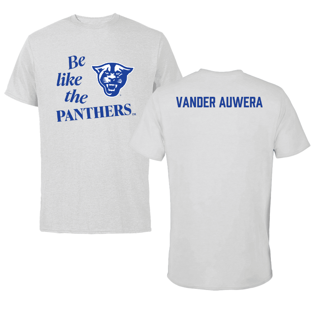 Georgia State University Tennis Light Gray Be Like Us Tee - Ethan Vander Auwera