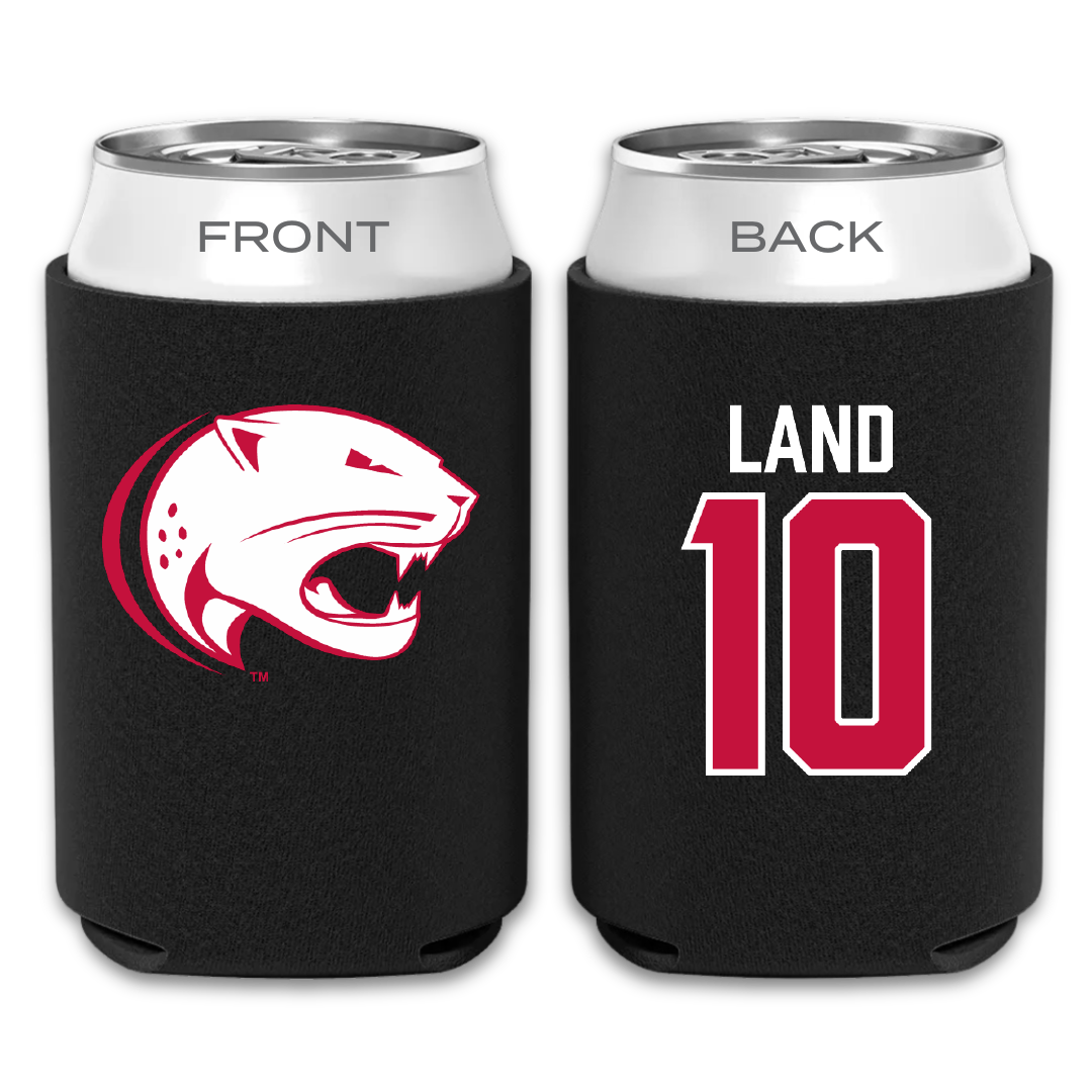 University of South Alabama Basketball Black Can Cooler - #10 Maxwell Land