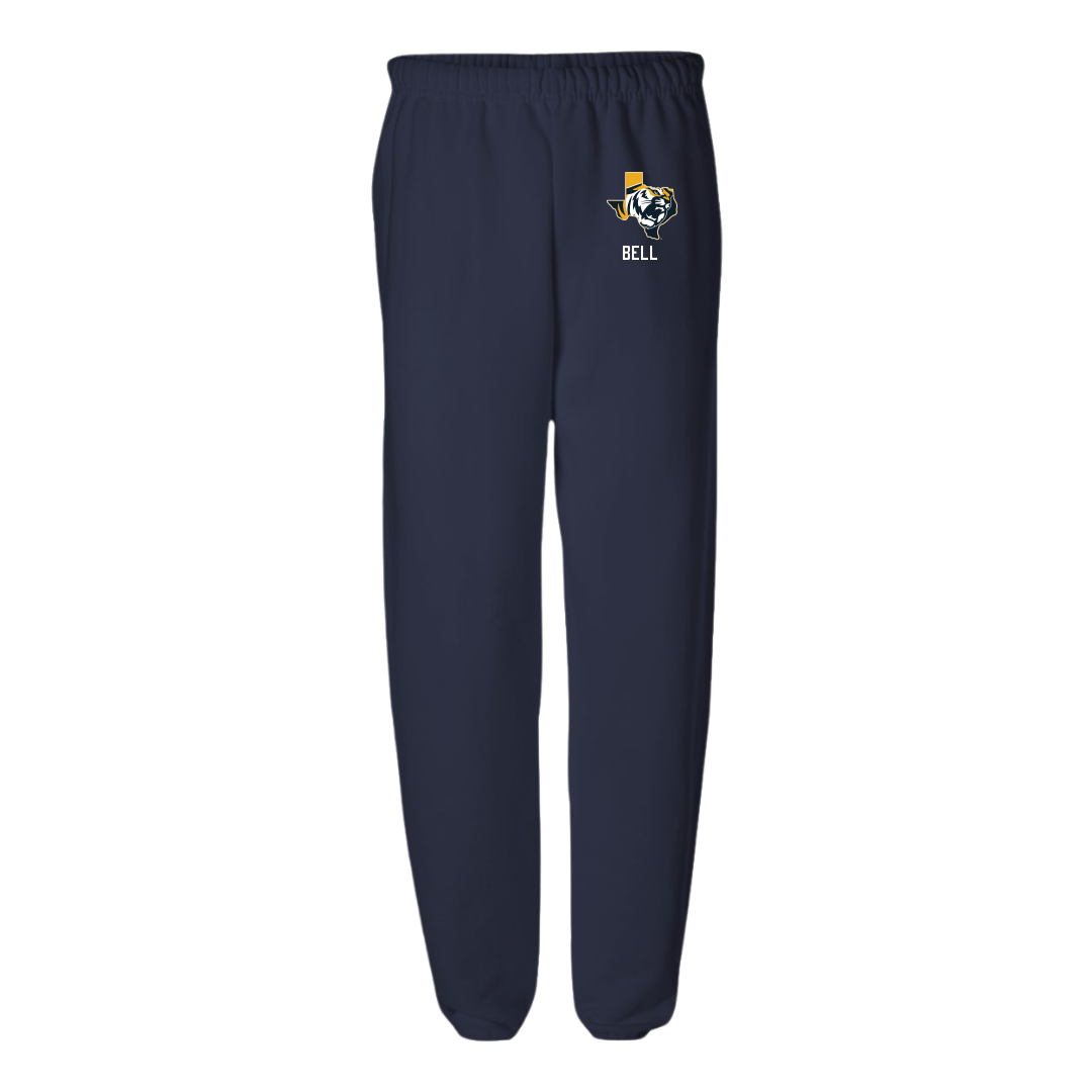East Texas Baptist University Baseball Navy Sweatpants - #25 Brooks Bell