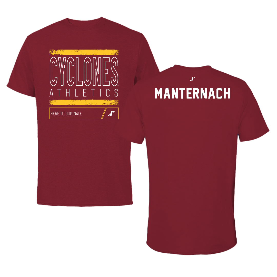 Iowa State University Gymnastics Cardinal Dominate Tee - Madelyn Manternach