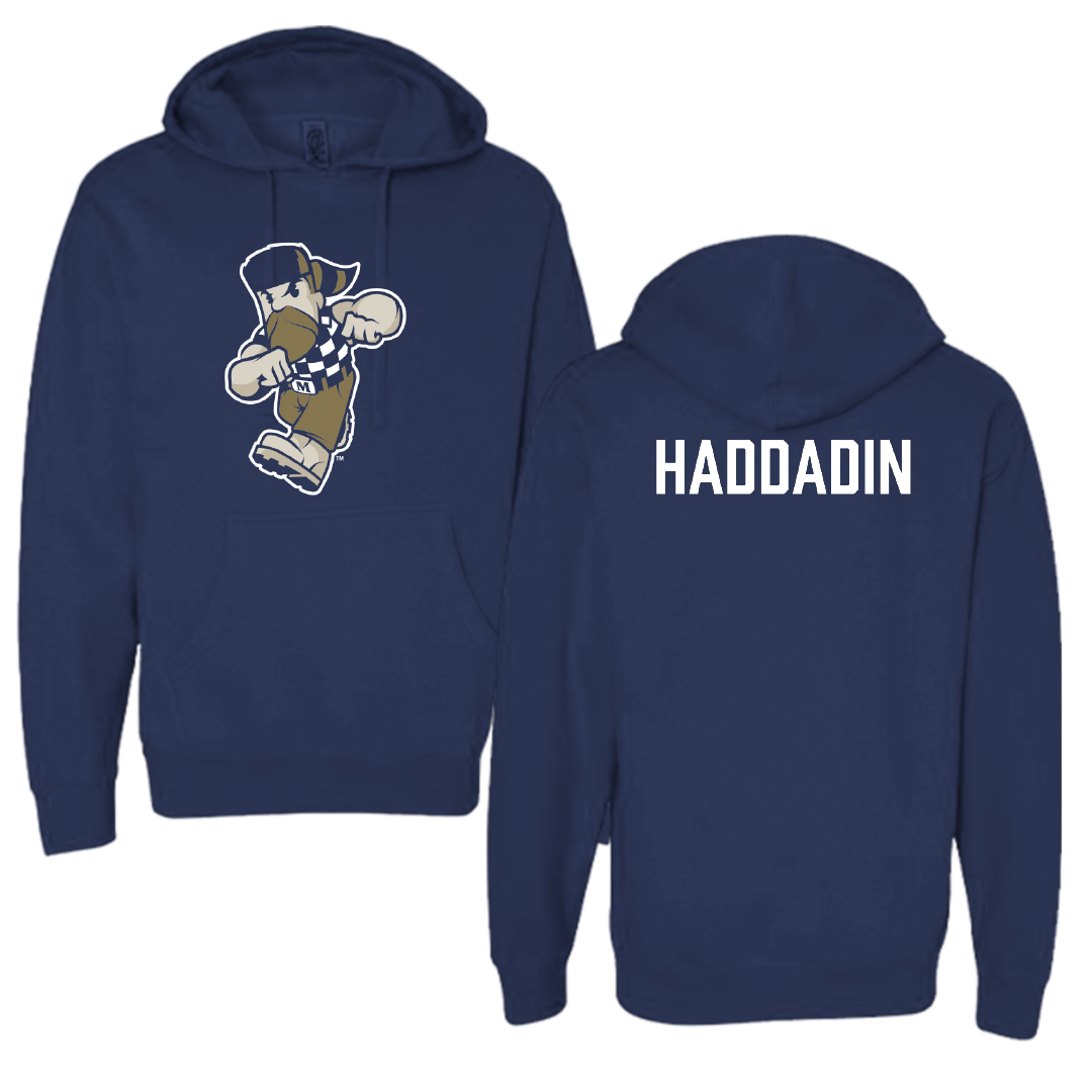 Mount St. Mary's University Tennis (M) Navy Hoodie - Daniel Haddadin