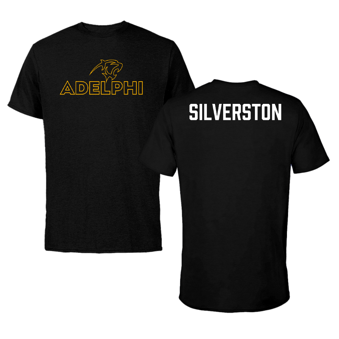 Adelphi University Tennis (M) Black Tee - Leo Silverston