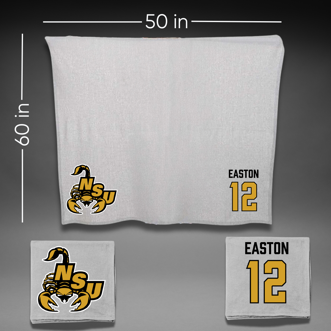 Nevada State University Flag Football (W) Gray Blanket - #12 Ari Easton