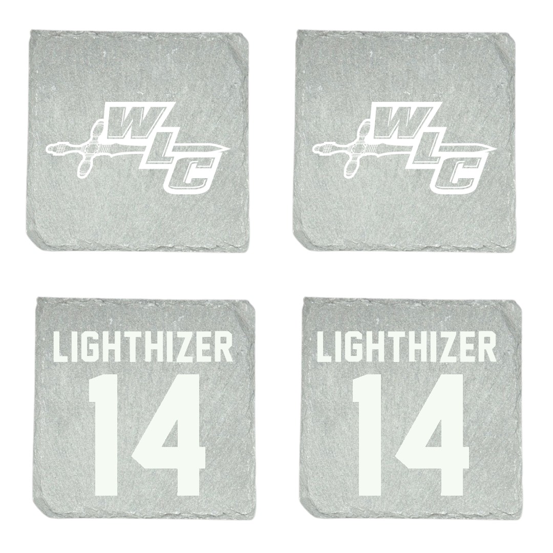 Wisconsin Lutheran College Softball Stone Coaster (4 Pack)  - #14 Emma Lighthizer