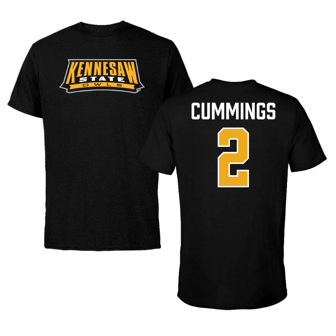 Kennesaw State University Lacrosse Black Tee - #2 Cate Cummings