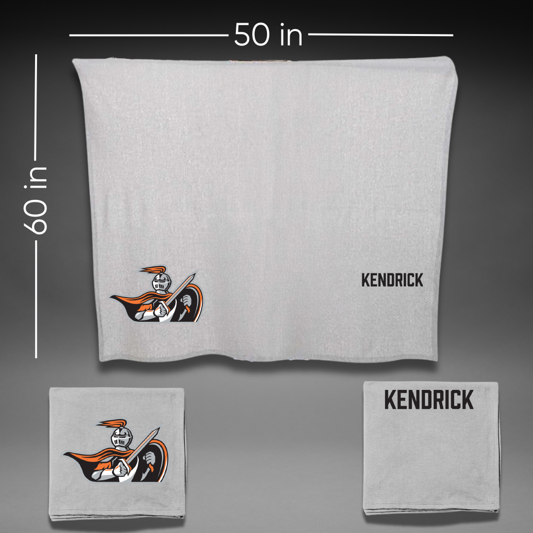 Heidelberg University Swimming & Diving Gray Blanket - Joie Kendrick