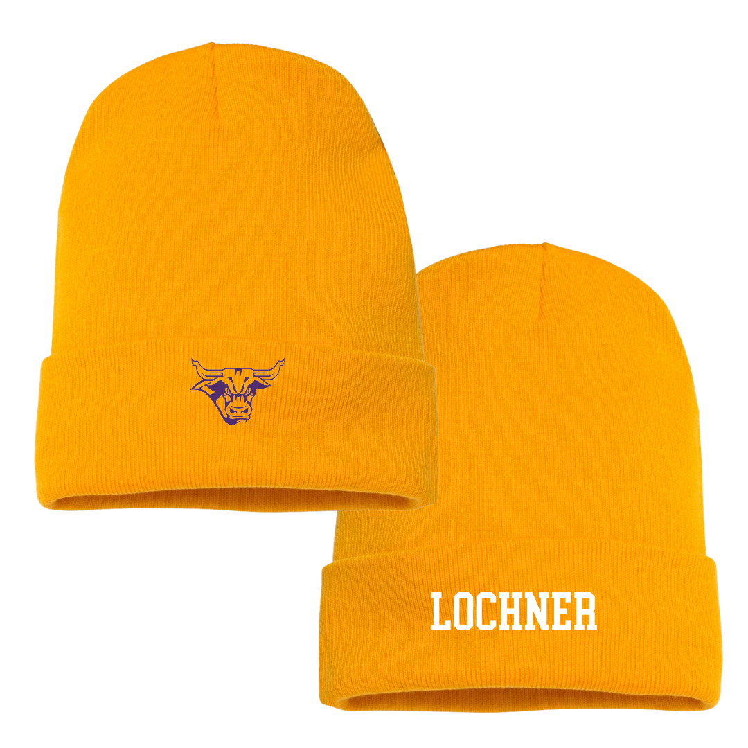 Minnesota State University-Mankato Wrestling (M) Gold Beanie - Kaleb Lochner