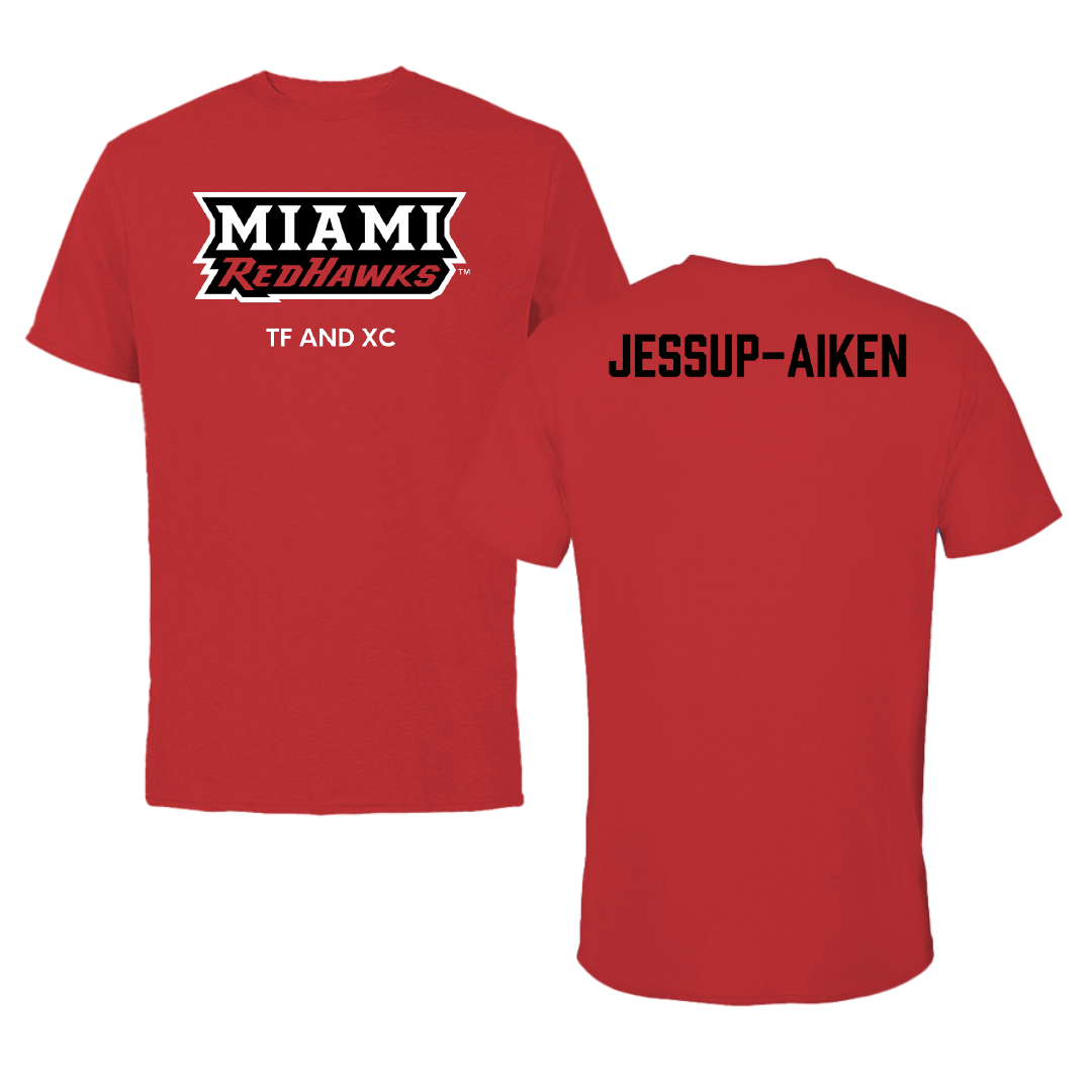 Miami University (Ohio) TF and XC Red Performance Tee - Lauren Jessup-Aiken