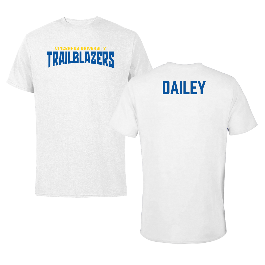 Vincennes University TF and XC White Classic Tee - Evan Dailey