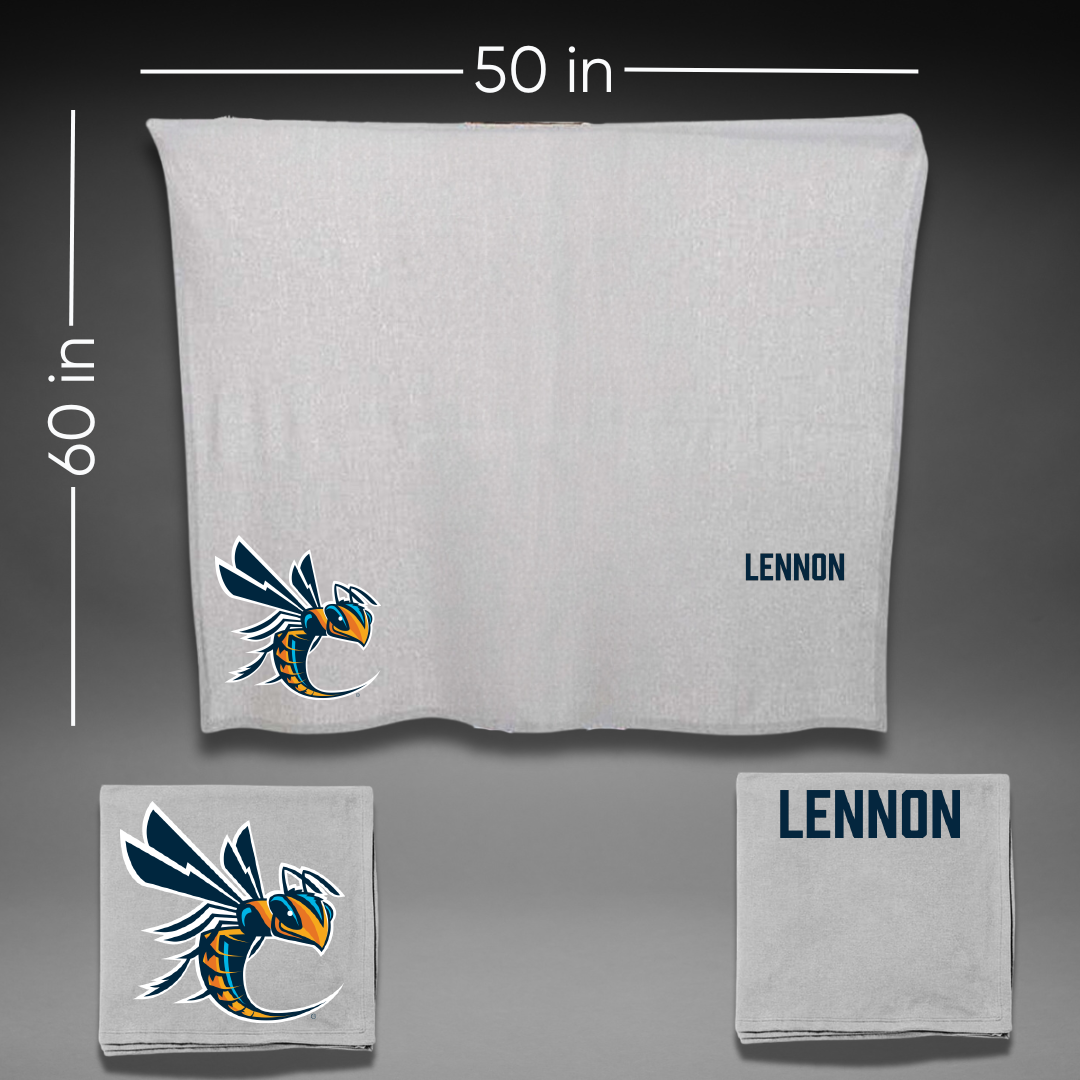 Cedarville University TF and XC Gray Blanket - Kervens Lennon