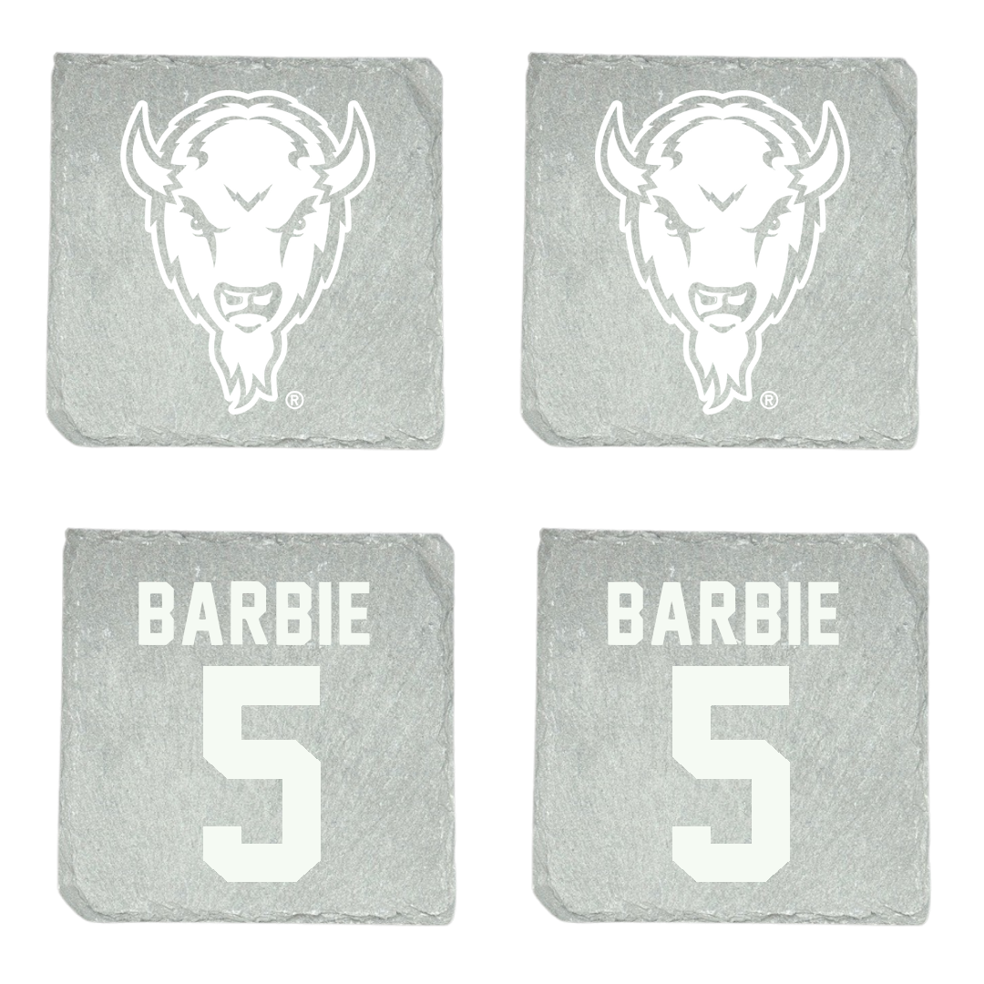 Marshall University Football Stone Coaster (4 Pack)  - #5 Joshon Barbie