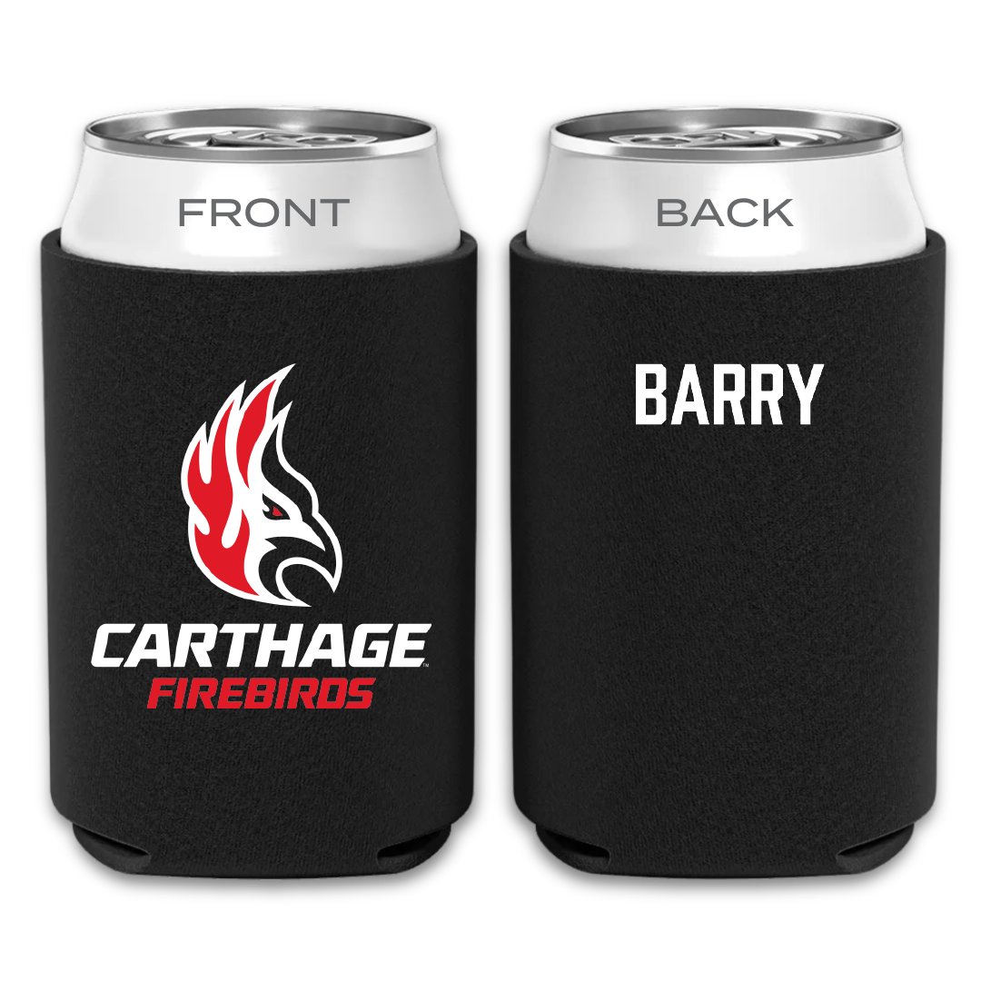 Carthage College Golf Black Can Cooler - Nick Barry