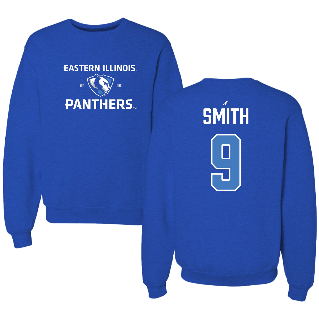 Eastern Illinois University Softball Blue General Crewneck - #9 Viola Smith