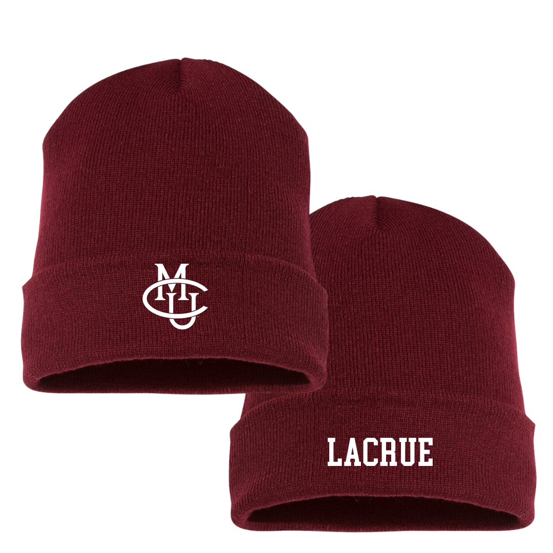 Colorado Mesa University Cheer Maroon Beanie - Alyssa LaCrue