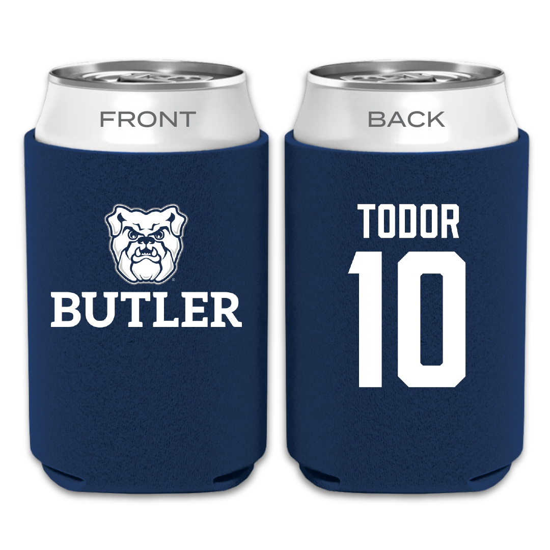 Butler University Softball Navy Can Cooler - #10 Emily Todor