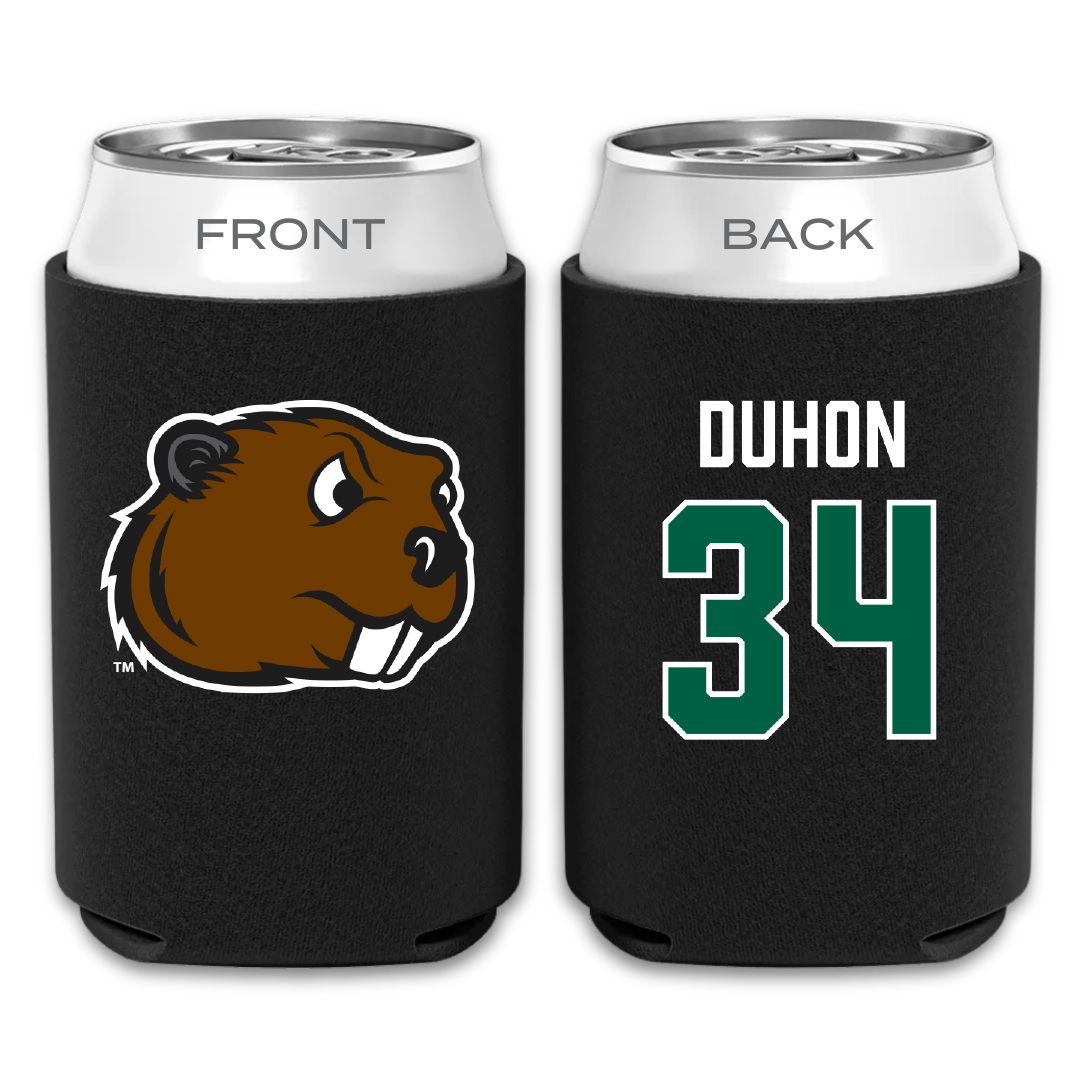 Minot State University Football Black Can Cooler - #34 Dylan Duhon