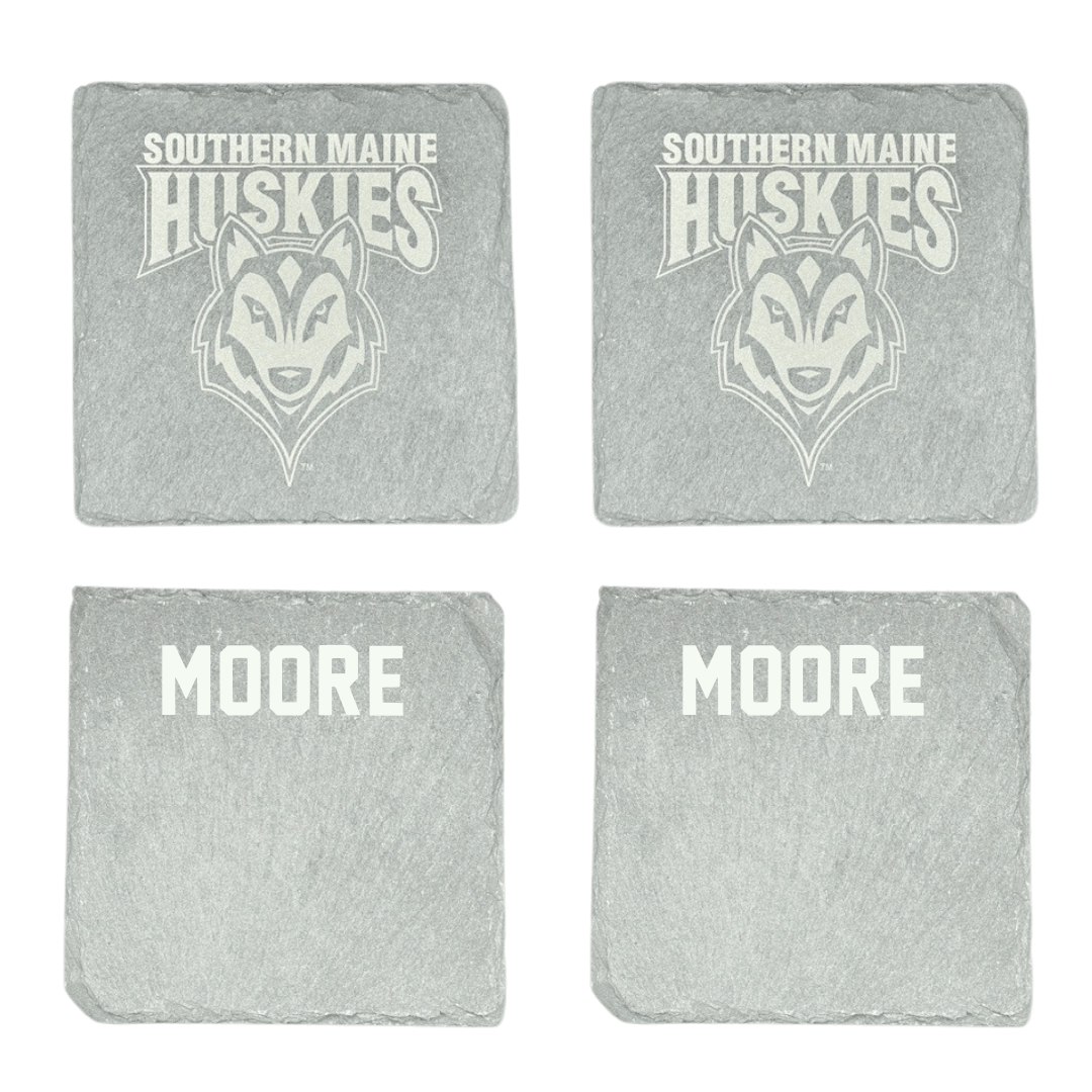 University of Southern Maine Wrestling (M) Stone Coaster (4 Pack)  - Shane Moore