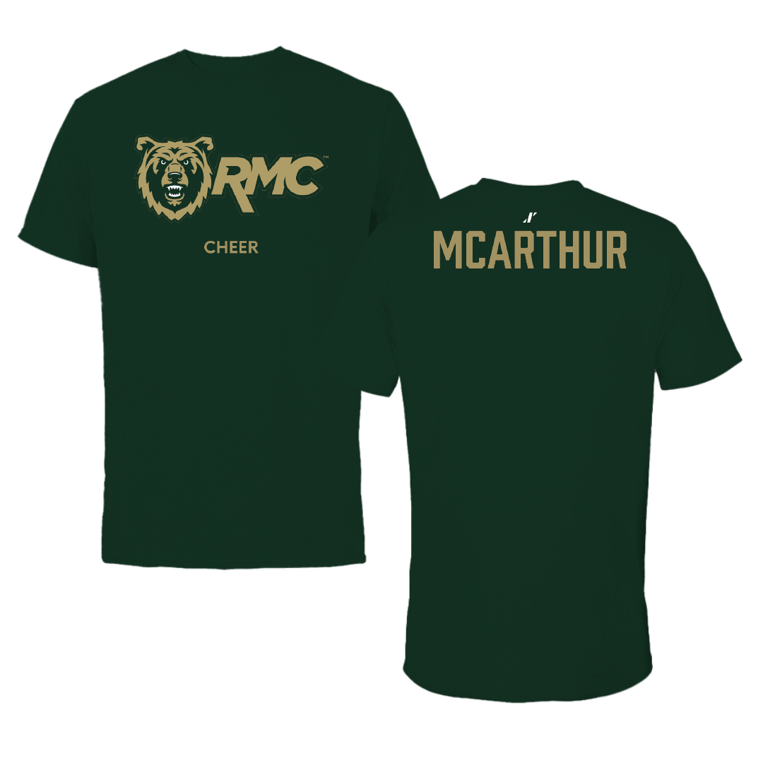 Rocky Mountain College Cheer Forest Green Tee - Britney McArthur