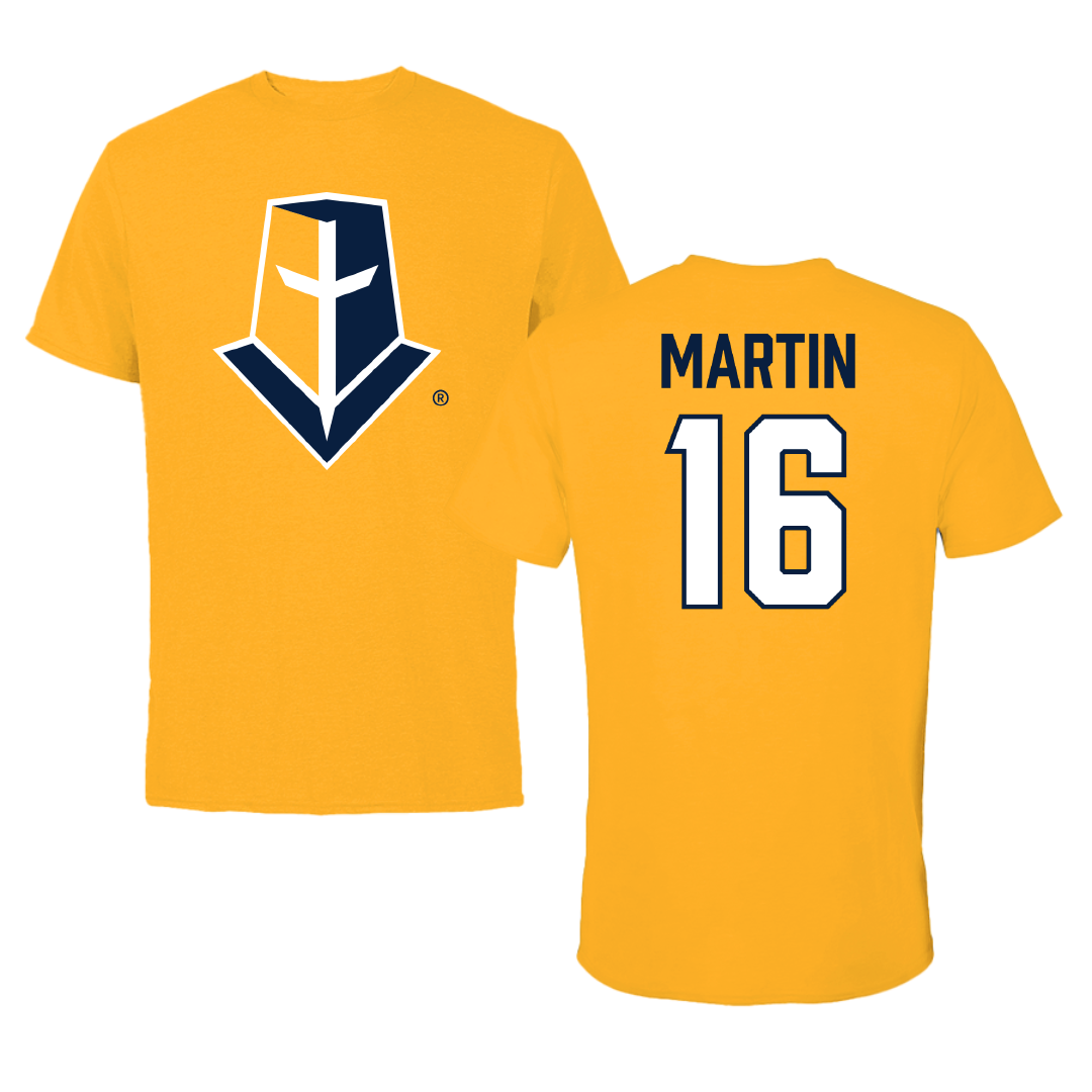 Mount Marty University Softball Gold Tee - #16 Viannca Martin