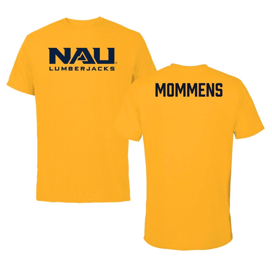 Northern Arizona University TF and XC Gold Performance Tee - Grayson Mommens