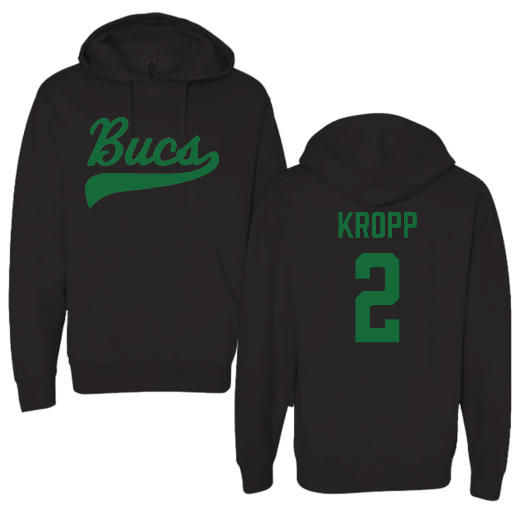 Shelton State Community College Baseball Black Hoodie - #2 Cody Kropp