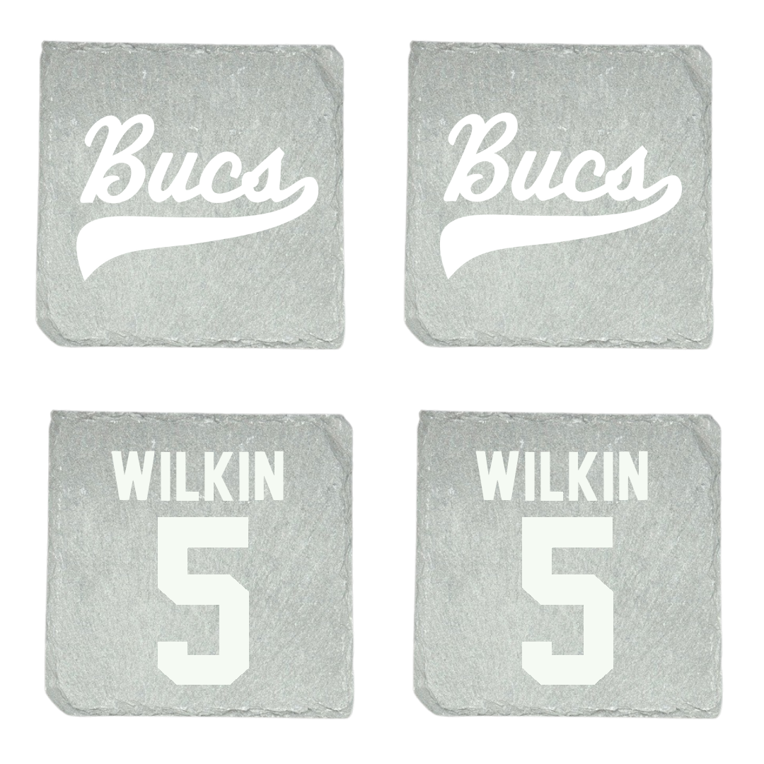 Shelton State Community College Basketball (M) Stone Coaster (4 Pack)  - #5 Anderson Wilkin