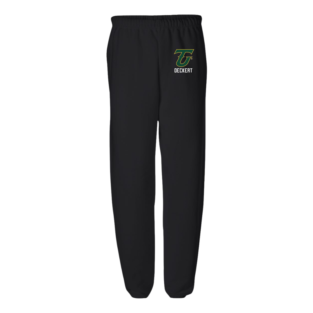 Tiffin University Soccer (W) Black Sweatpants - #3 Sydney Deckert