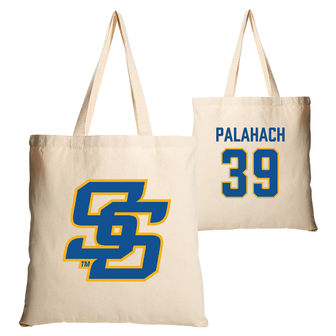 Snead State Community College Baseball Tan Canvas Tote Bag - #39 Cam Palahach