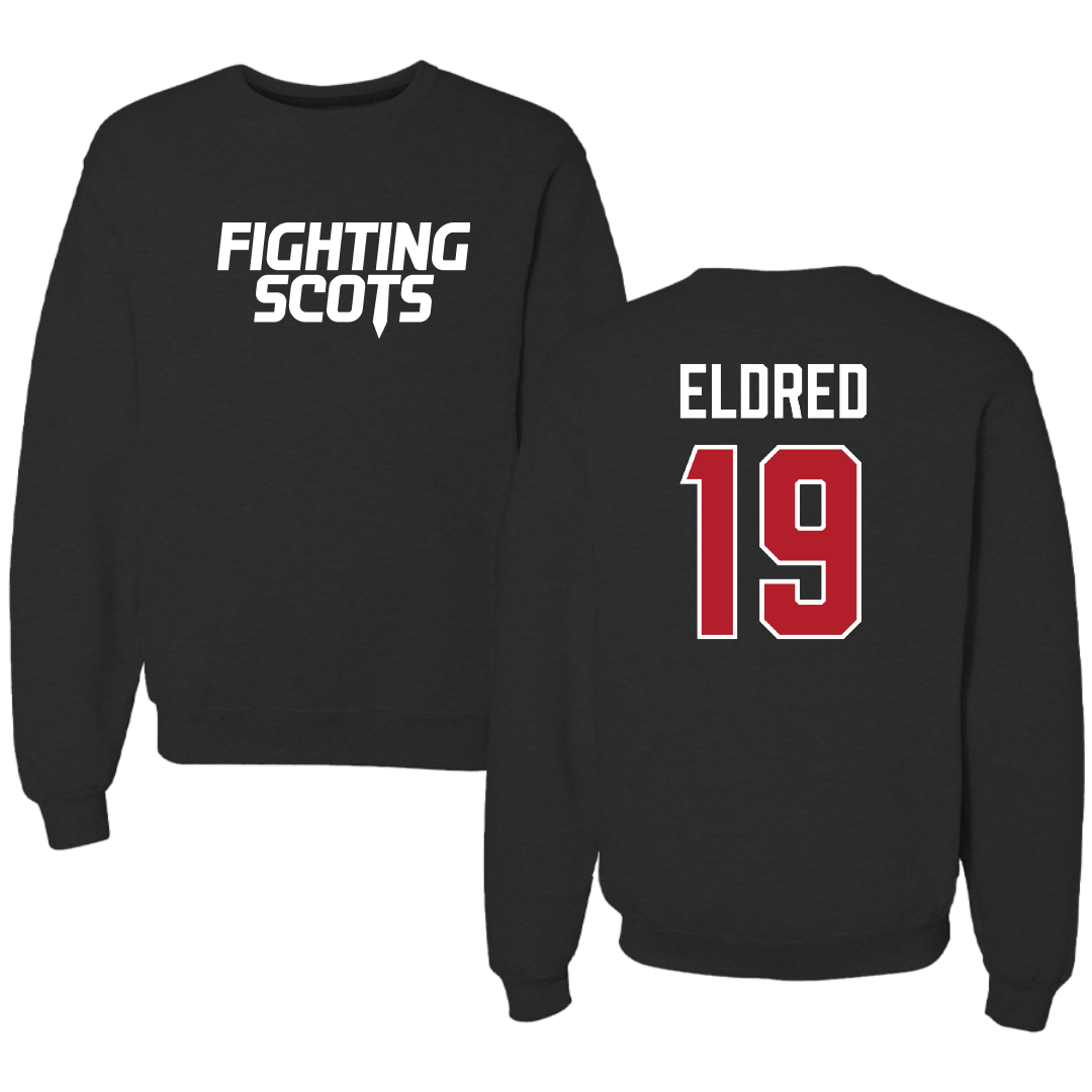 PennWest Edinboro Volleyball Black Crewneck - #19 Brooke Eldred