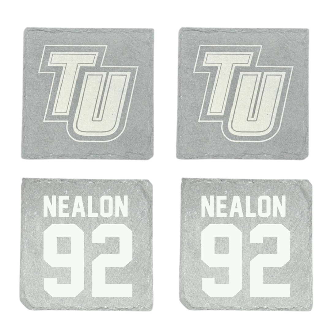 Tusculum University Football Stone Coaster (4 Pack)  - #92 Jacob Nealon